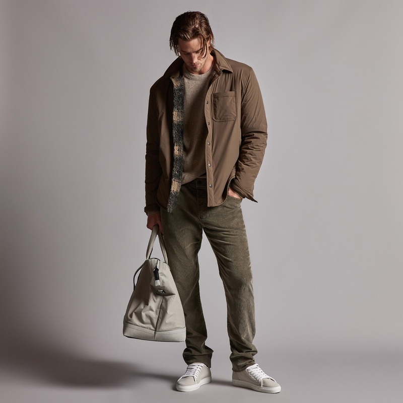 5 Pocket Corduroy Pant – Army Green Pigment