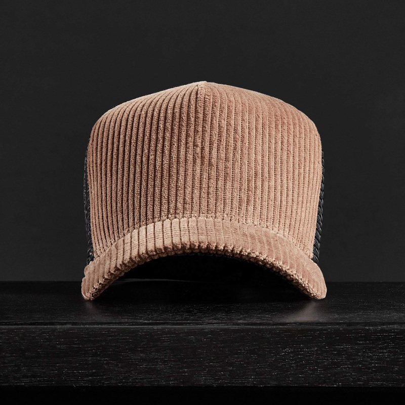 Corduroy Trucker Hat – Chestnut