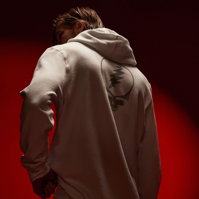Grateful Dead Hoodie – White/Grey