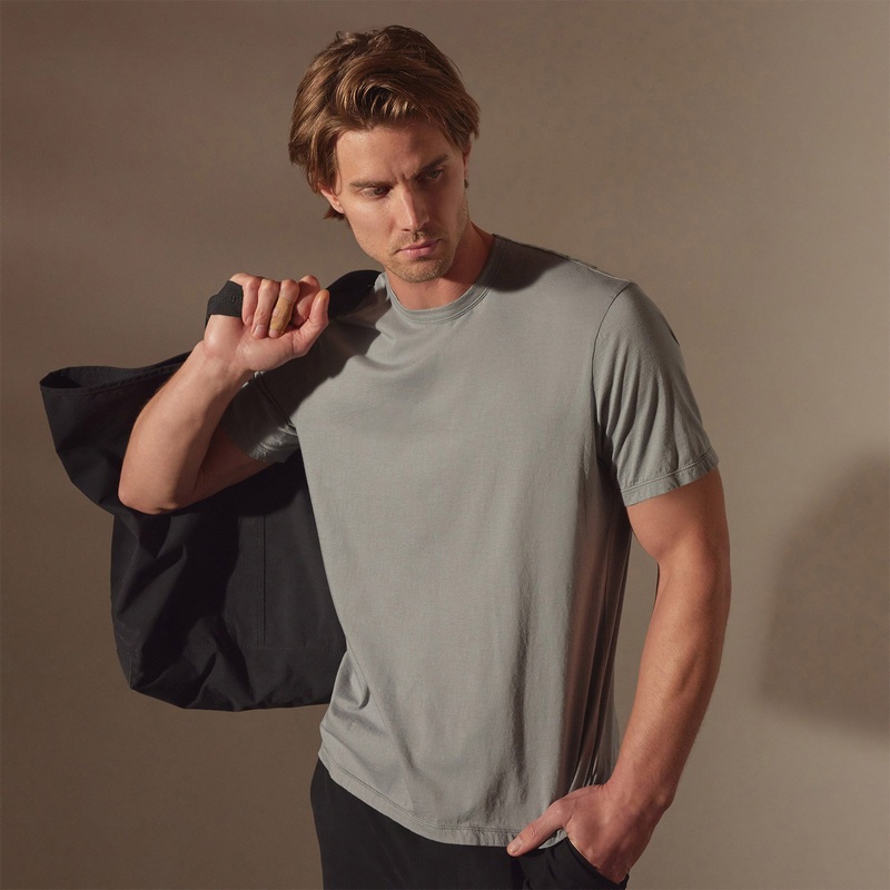 Luxe Lotus Jersey Tee – Dove