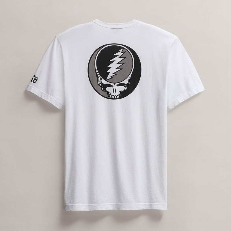Men’s Grateful Dead Short Sleeve – White/Black