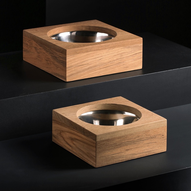 Teak Dog Bowl – Teak