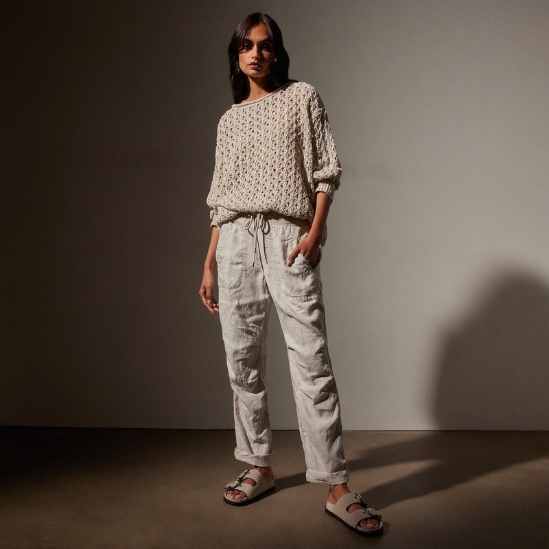 Linen Soft Drape Pant – Salt Pigment