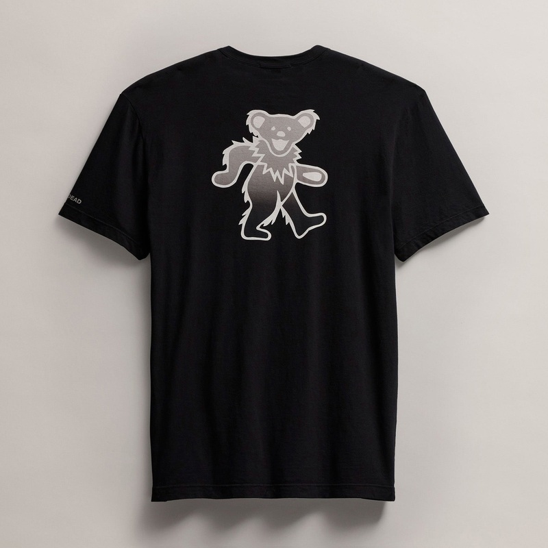 Men’s Grateful Dead Dancing Bear Short Sleeve Tee – Black