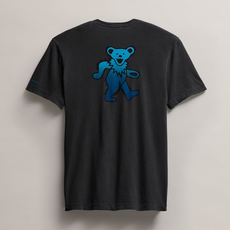 Men’s Grateful Dead Dancing Bear Short Sleeve Tee – Carbon Pigment