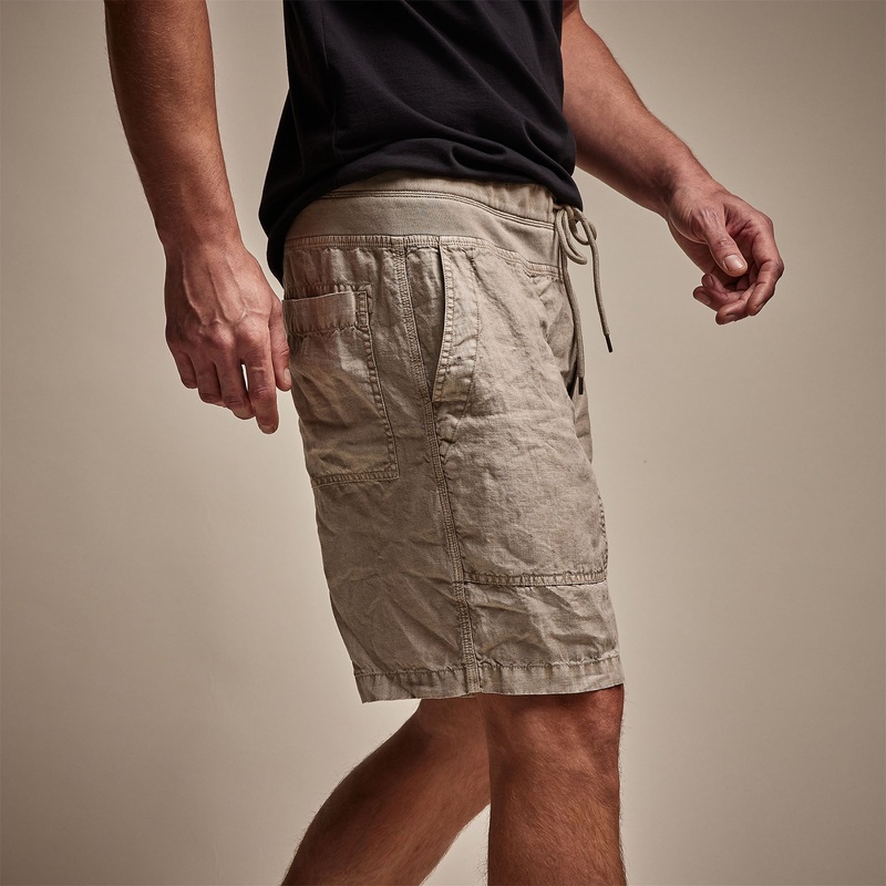 Utility Linen Short – Mineral Pigment