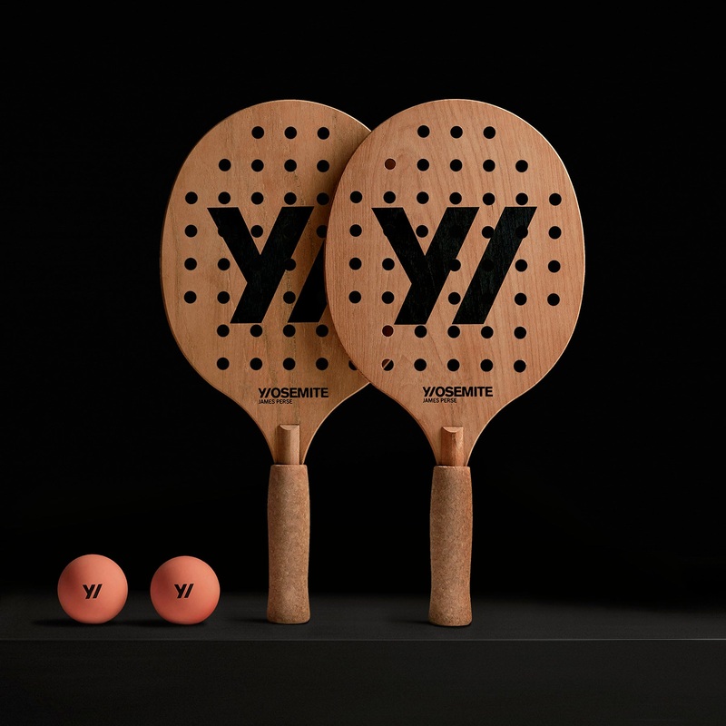 Y/OSEMITE Printed Teak Paddleball Set – Black