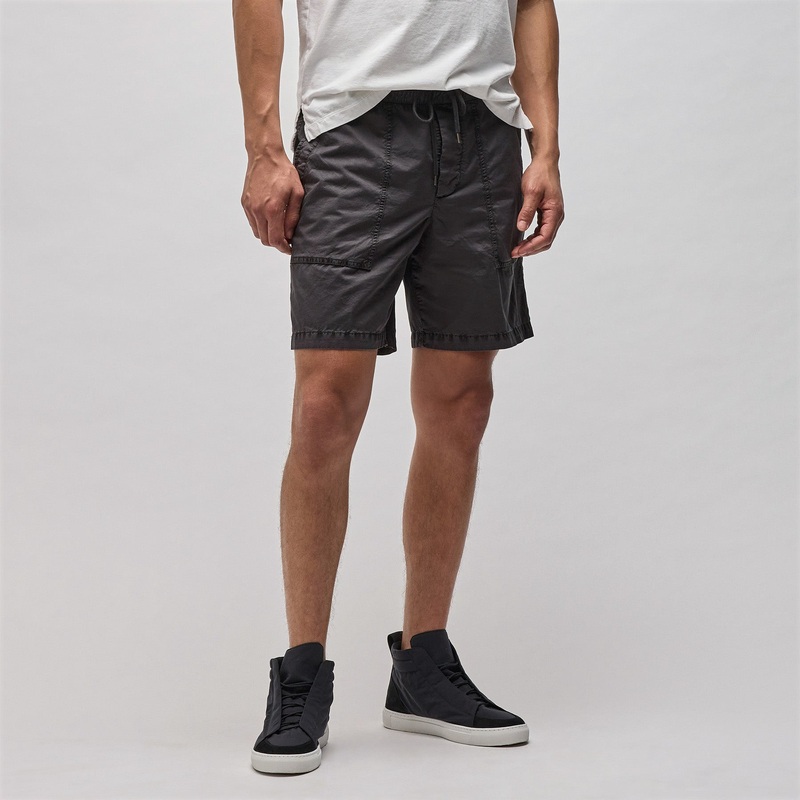 Cotton Poplin Cargo Short – Magma Pigment