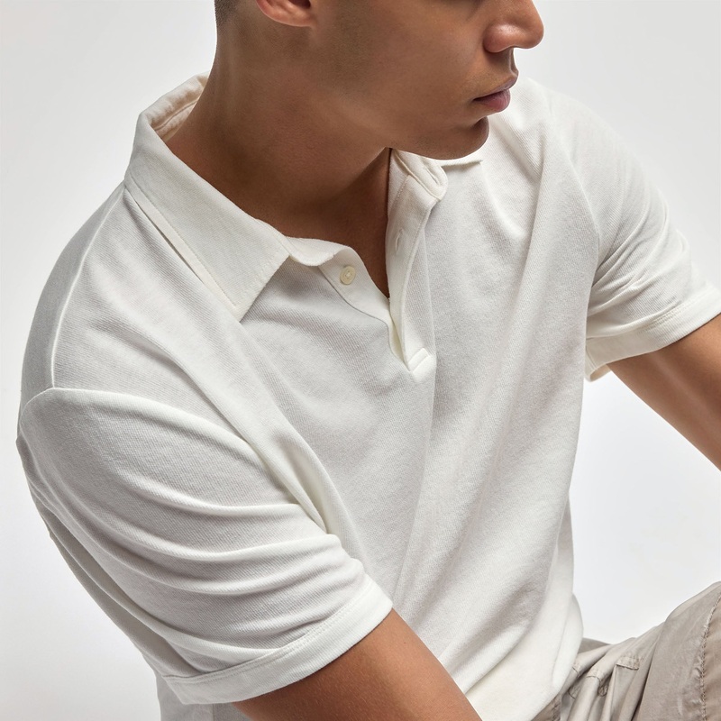 Lightweight French Terry Polo – Cotton