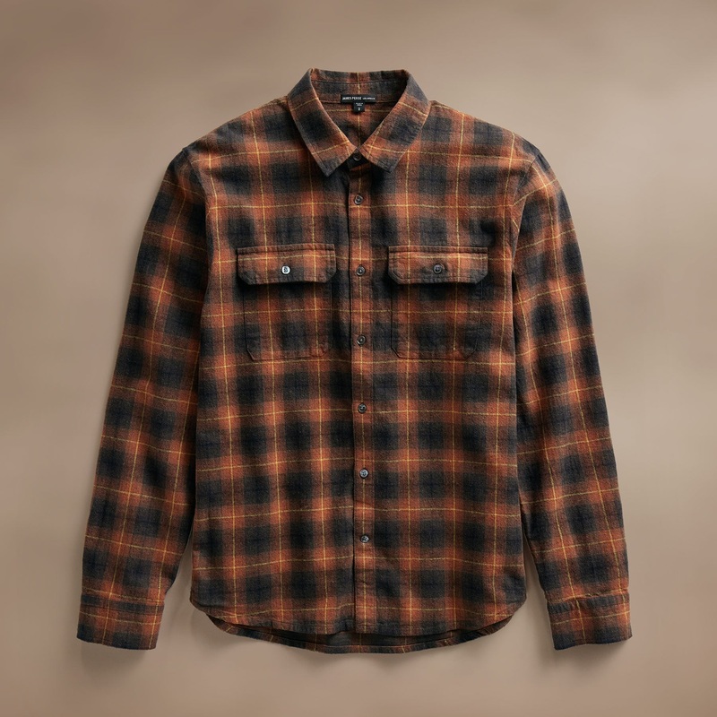 Plaid Flannel Shirt – Amber Plaid