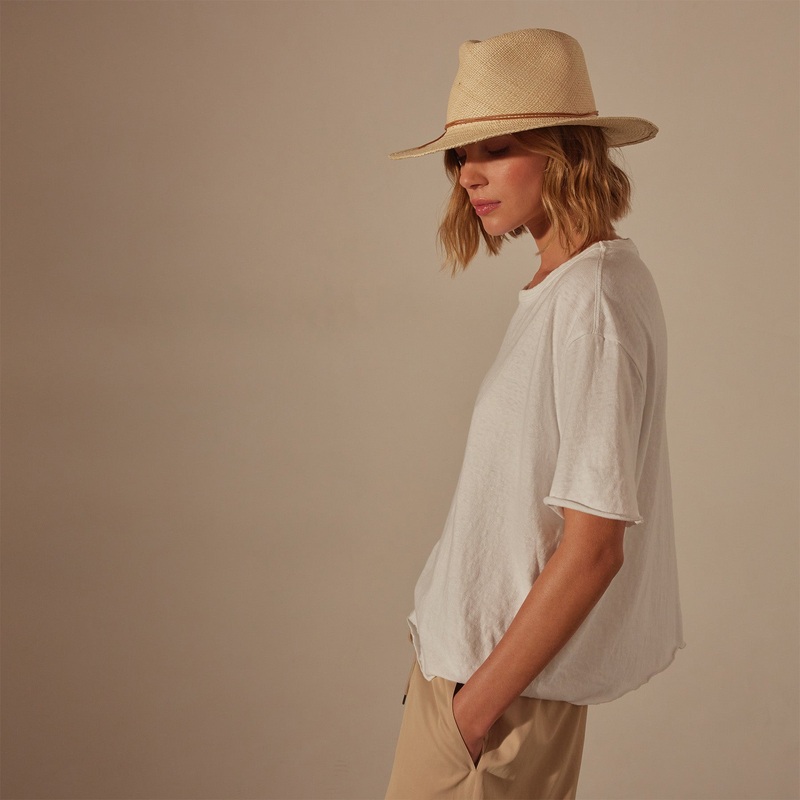 Slub Jersey Boxy Tee – White