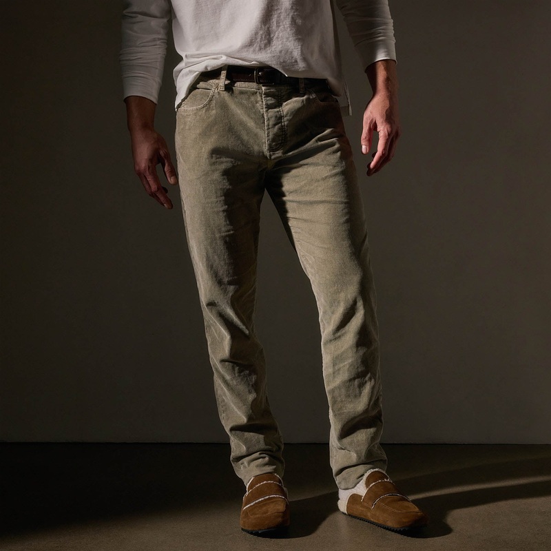 5 Pocket Corduroy Pant – Toast Pigment