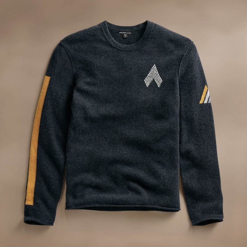 Abstract Graphic Sweater – Coal/Comet