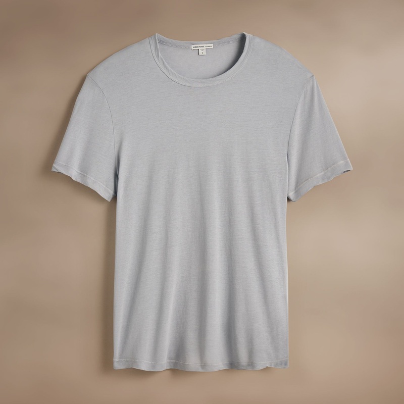 Clear Jersey Crew – Grey Glacier Pigment