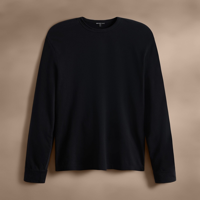 Heavy Luxe Jersey Long Sleeve – Black
