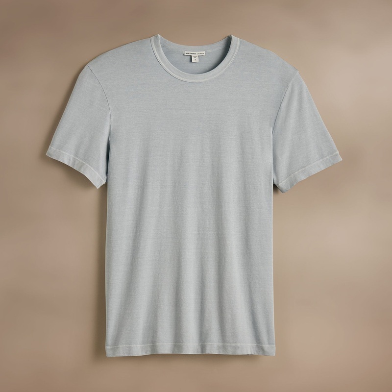 Short Sleeve Crew Neck – Grey Glacier Pigment