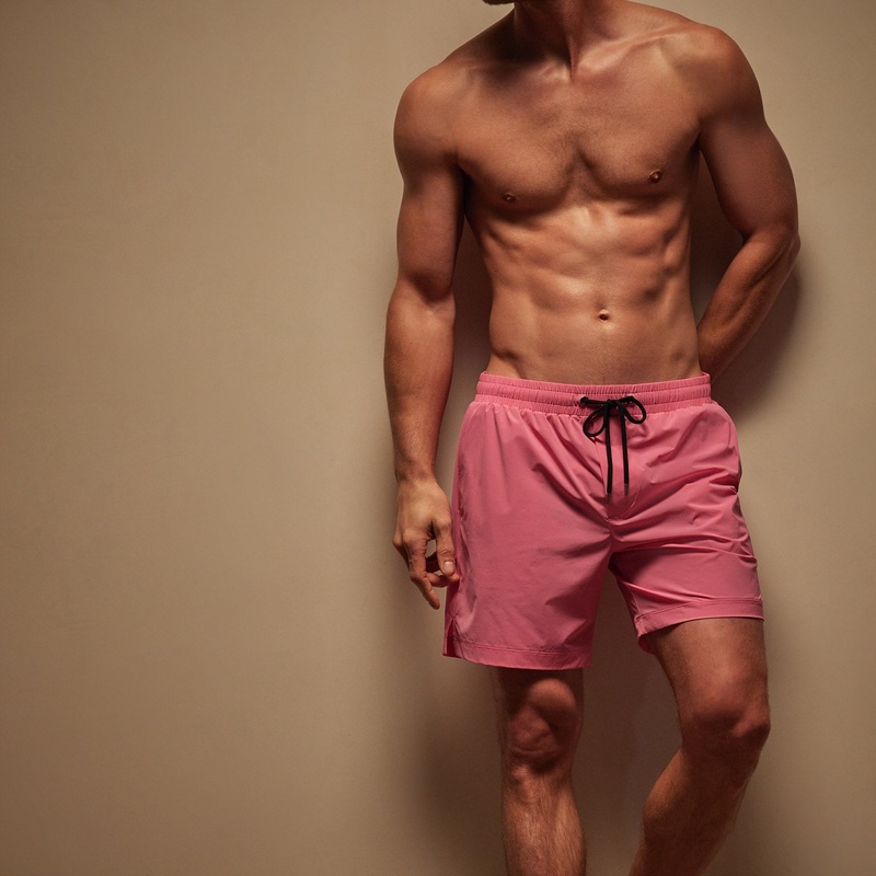Split Hem Boardshort – Intense Pink