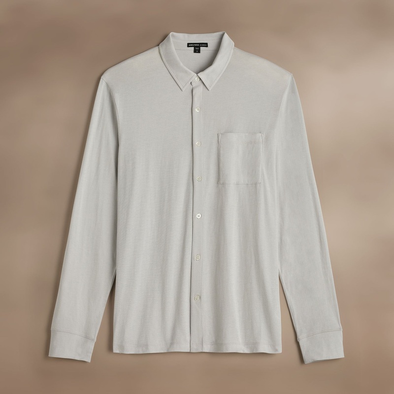 Clean Finish Jersey Shirt – Light Mist