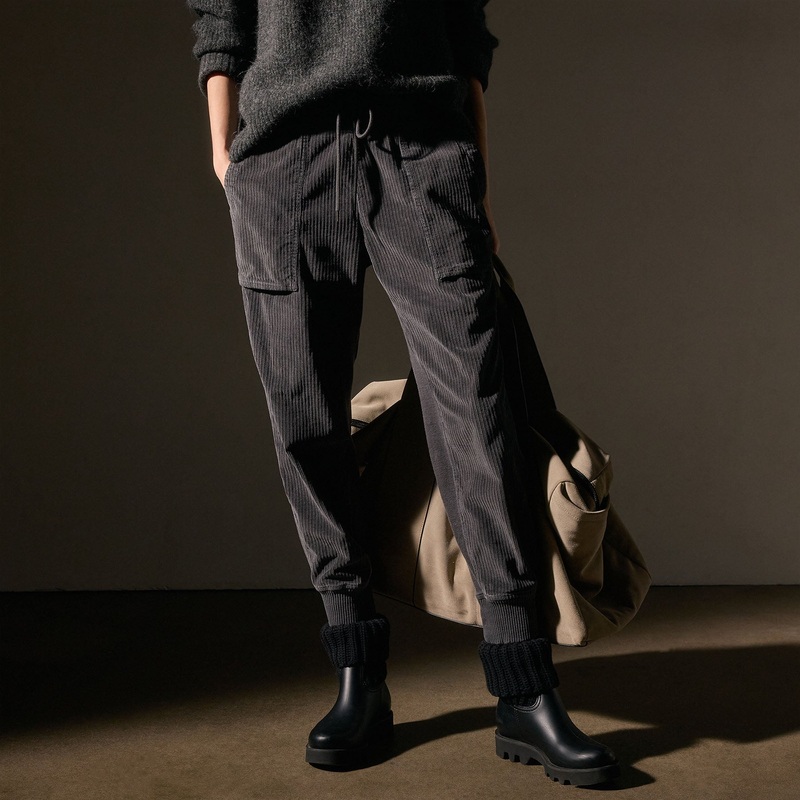 Corduroy Mixed Media Pant – Magma Pigment