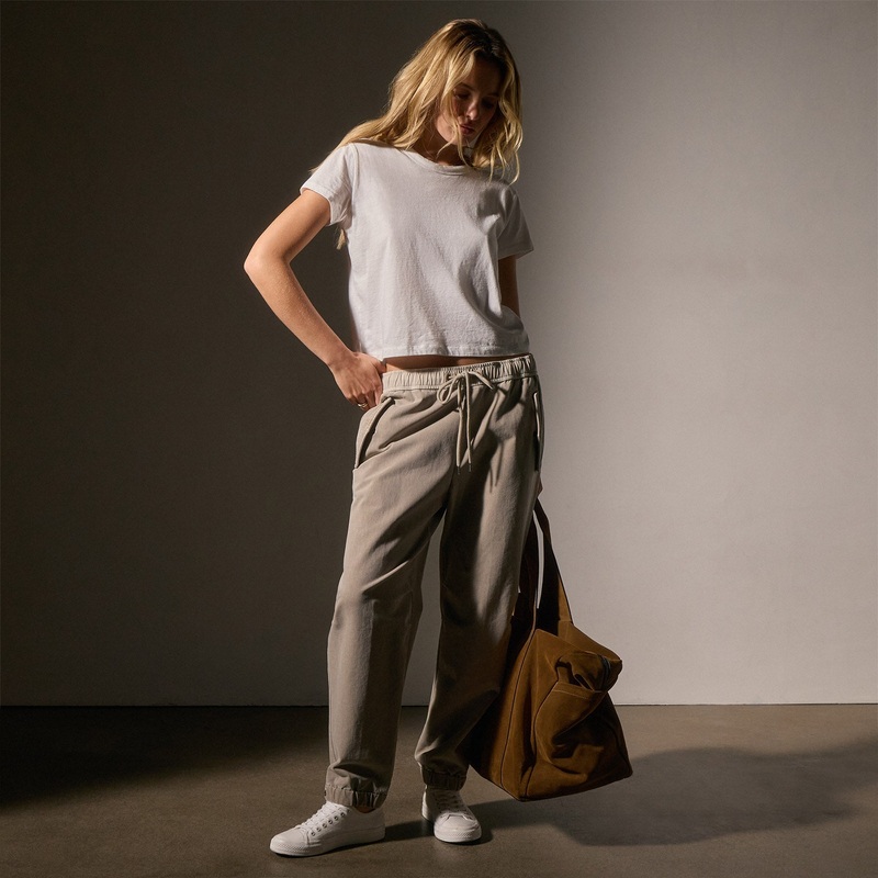 Cotton Terry Flight Pant – Light Tan Pigment