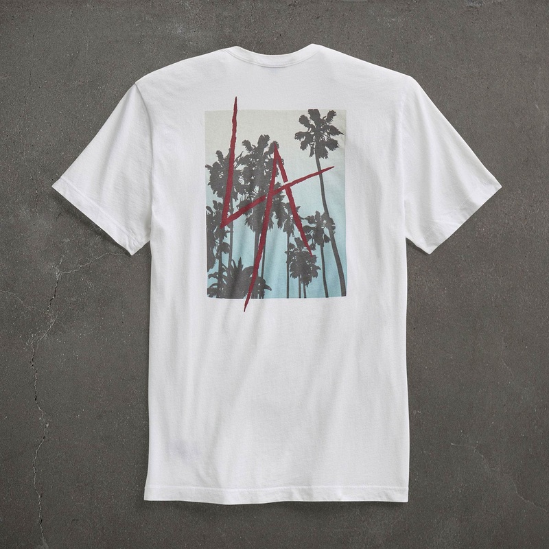 JP x LA Short Sleeve Palm Fade – White