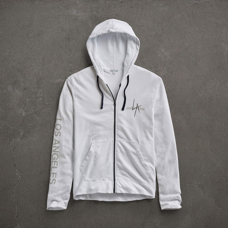 JP x LA Zip Up Hoodie – White