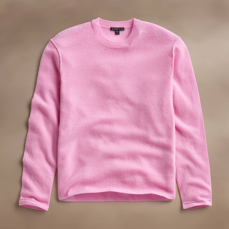Soft Featherweight Cashmere Crew – Blossom