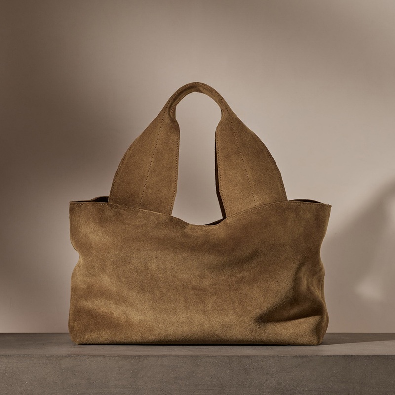 Suede Tote Bag – String