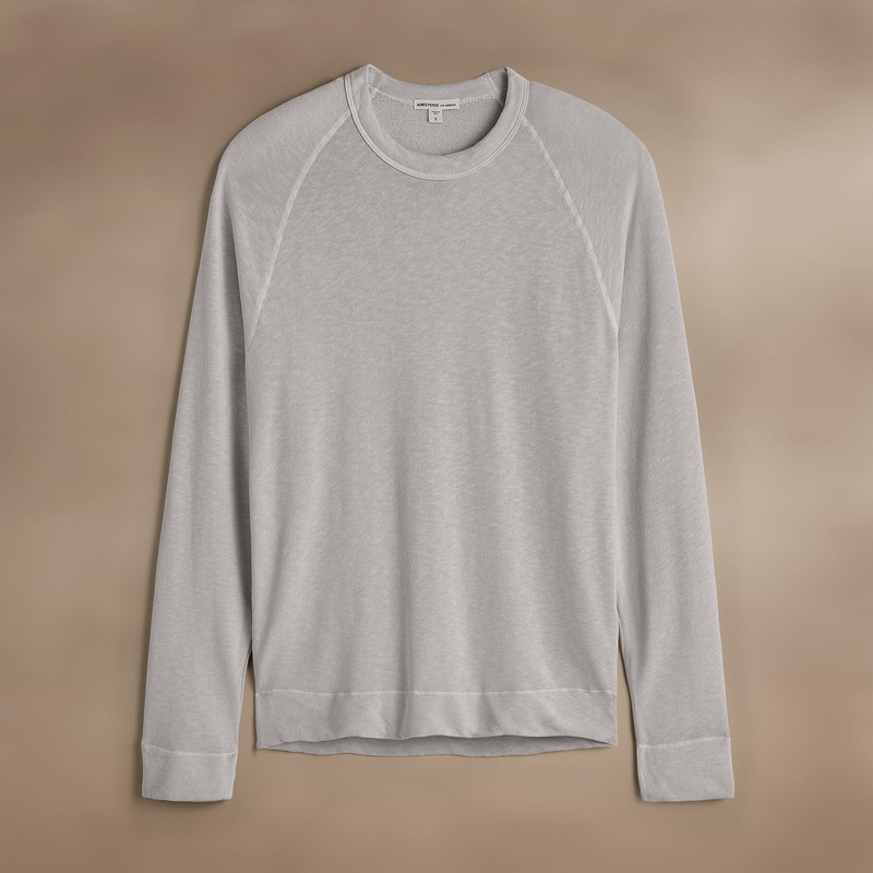 Vintage French Terry Sweatshirt – Light Mist Pigment