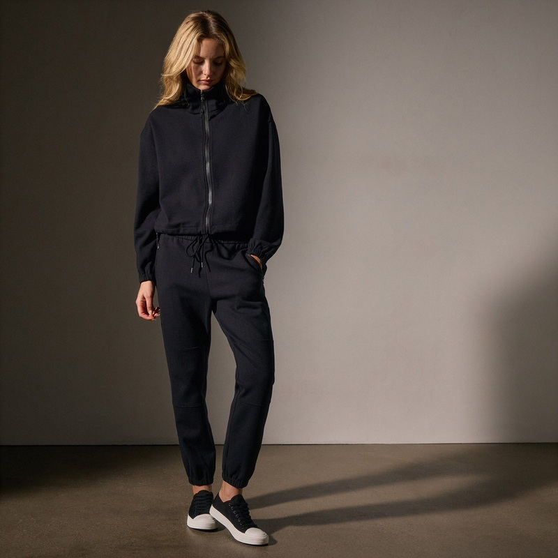 Matte Scuba Track Pant – Black