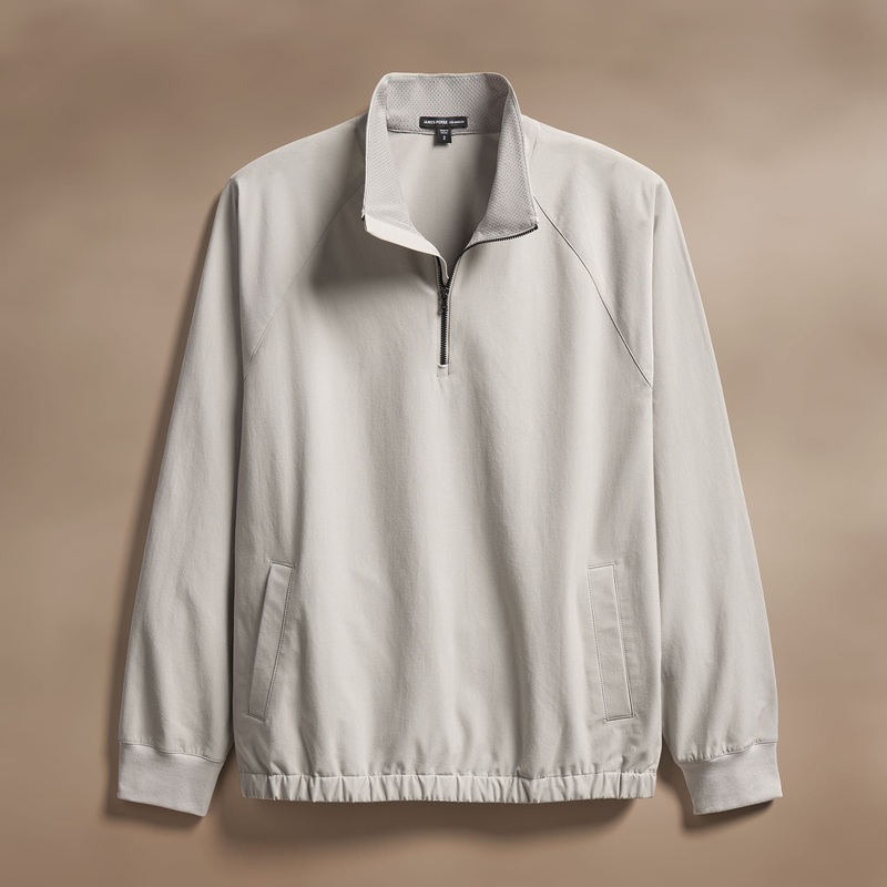 Performance Half Zip Shell – Concrete