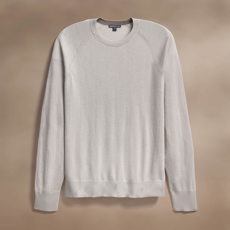 Ultrafine Cashmere Crew – Concrete