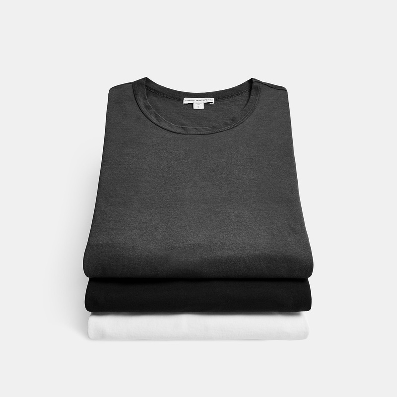 3 Pack Short Sleeve Crew Neck – Black/White/Carbon Pigment