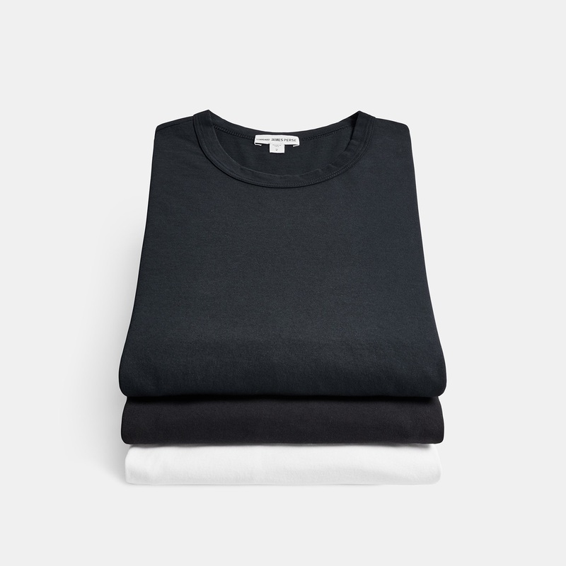 3 Pack Short Sleeve Crew Neck – Black/White/Deep