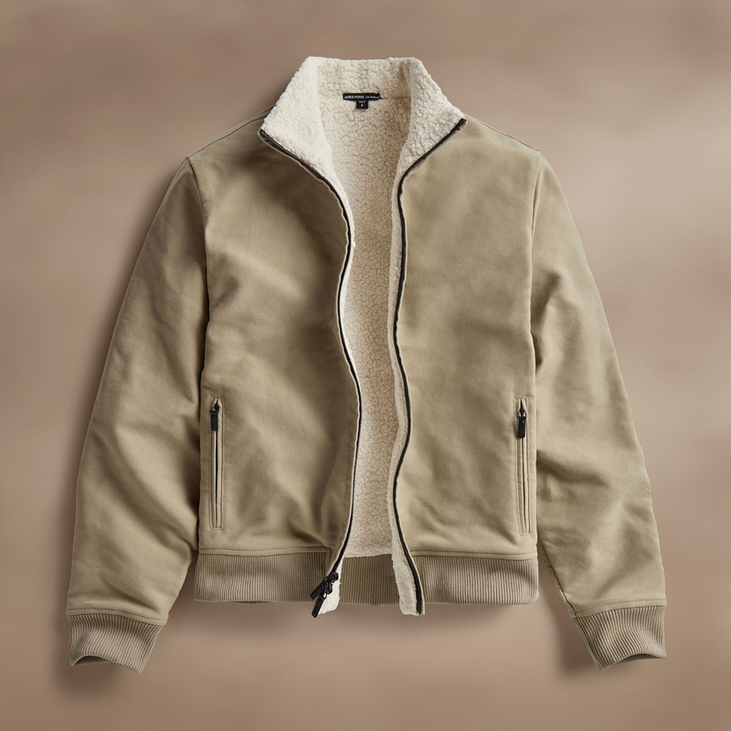 Cotton Moleskin Flight Jacket – Overcast
