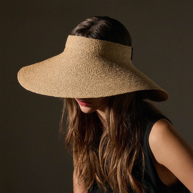 Janessa Leone Birdie Visor – Natural