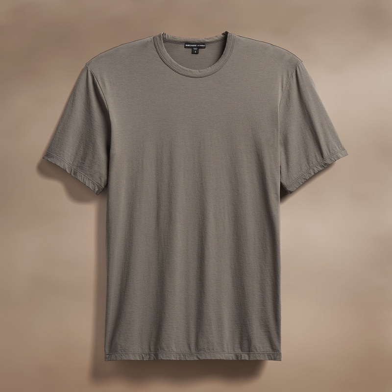Luxe Lotus Jersey Tee – Granite
