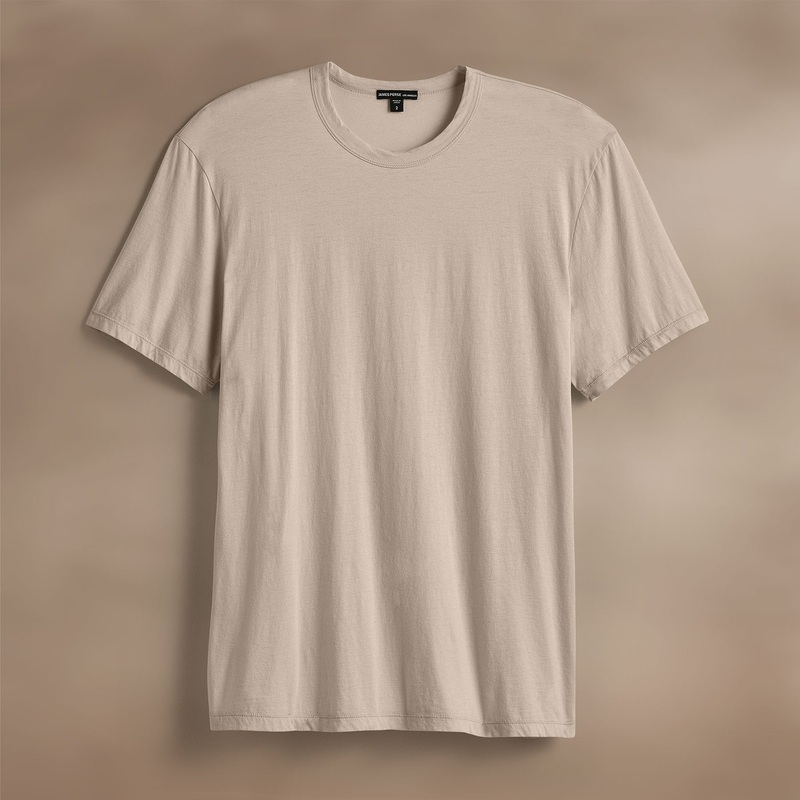 Luxe Lotus Jersey Tee – Overcast