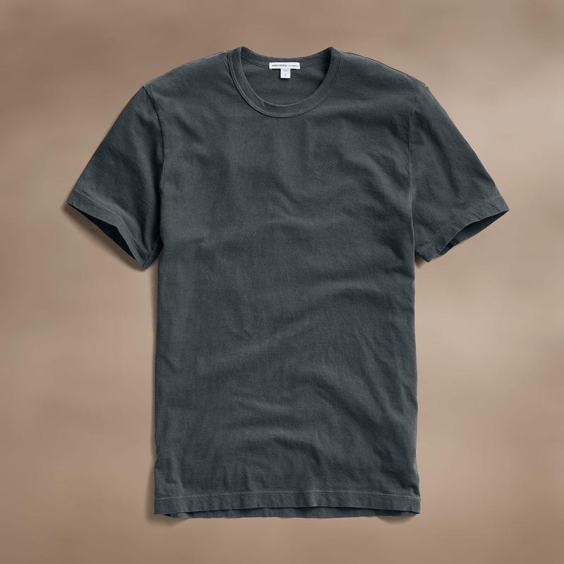 Short Sleeve Crew Neck – Asphalt Pigment
