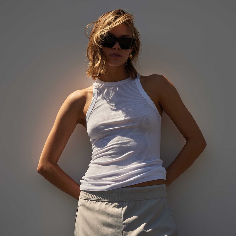 Sunset Tank – White