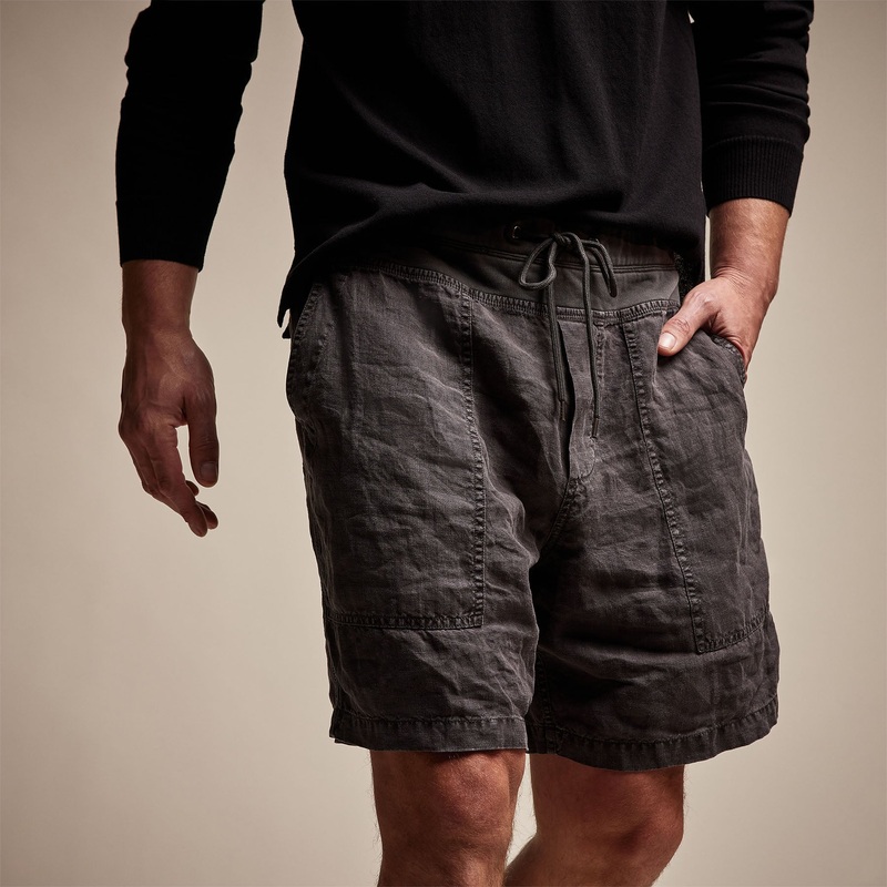 Utility Linen Short – Magma Pigment