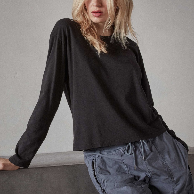 Vintage Boxy Tee – Black