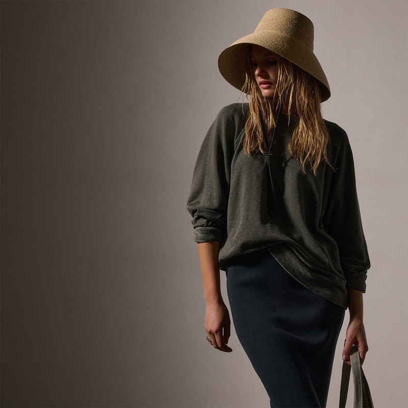 Vintage French Terry Relaxed Sweatshirt – Granite Pigment