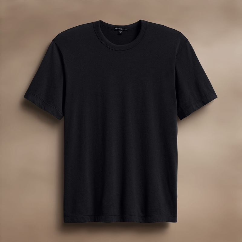 Brushed Lotus Crew – Black