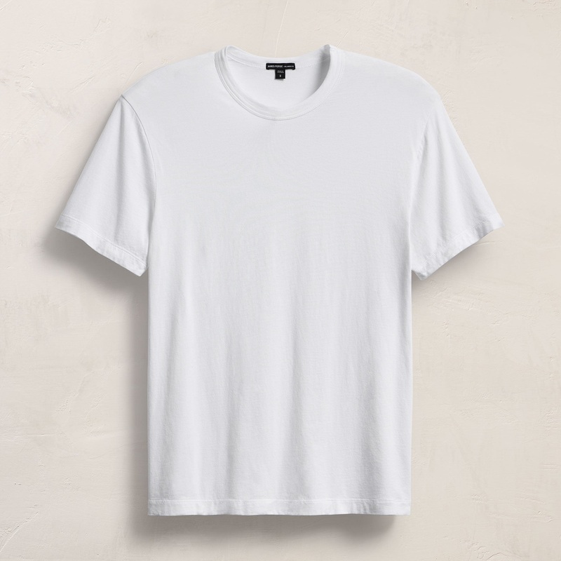 Brushed Lotus Crew – White