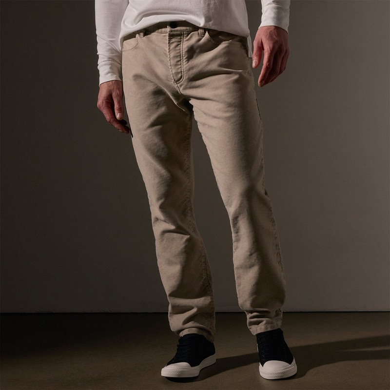 Cotton Moleskin 5 Pocket Pant – Light Tan Pigment