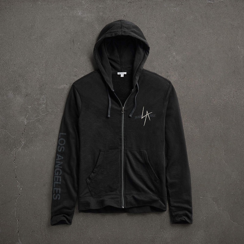 JP x LA Zipup Hoodie – Black