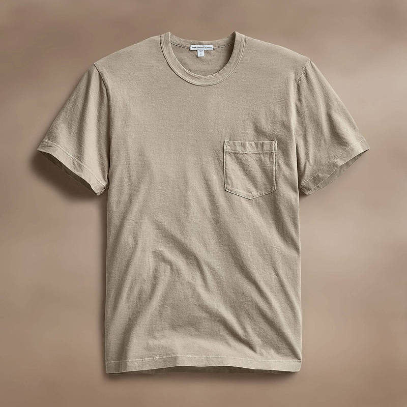 Lightweight Jersey Pocket Tee – Overcast Pigment