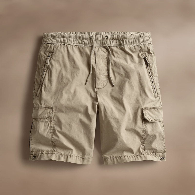 Parachute Poplin Cargo Short – Overcast Pigment