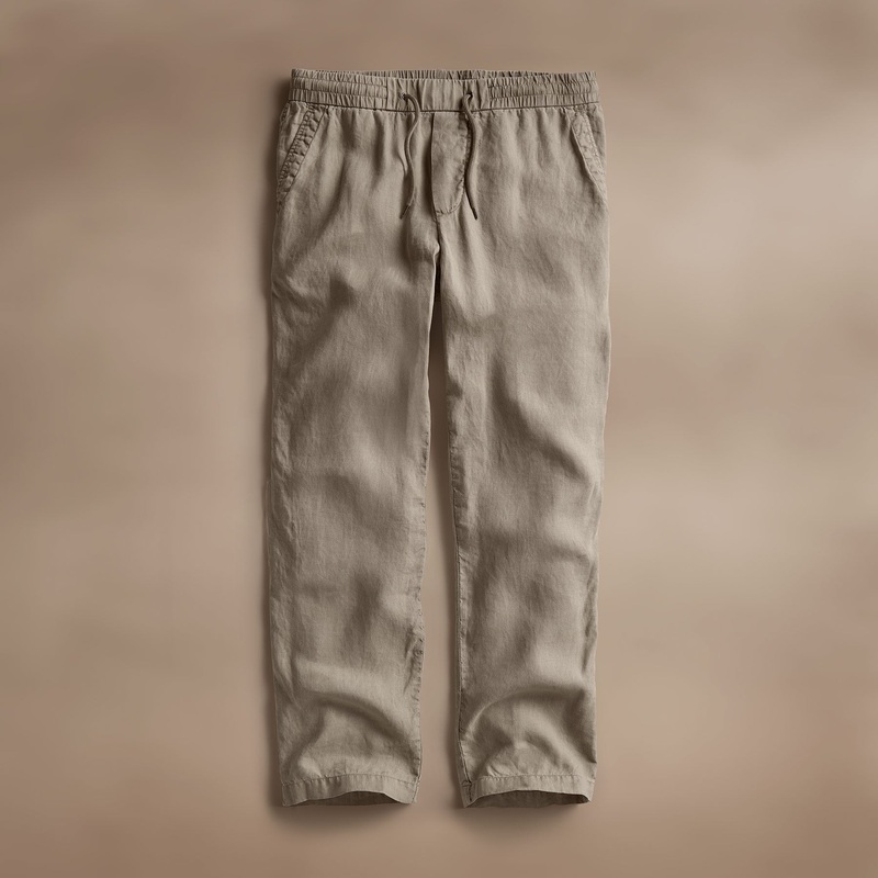 Relaxed Linen Pant – Mineral Pigment